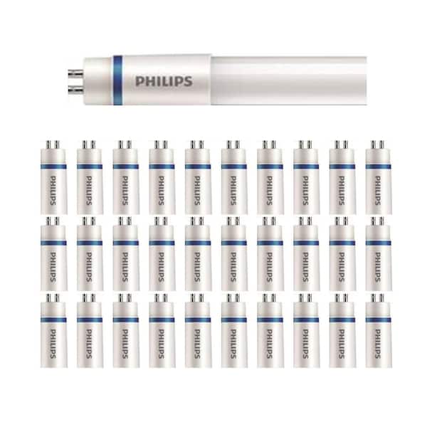28W Equivalent 46 in. High Efficiency Linear T5 Type A InstantFit Cool White LED Tube Light Bulb (4000K) (30-Pack)