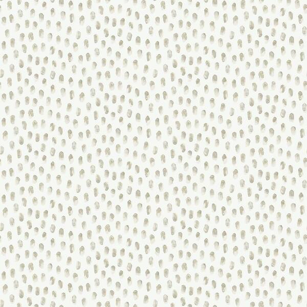 NuWallpaper Grey Daphne Peel and Stick Wallpaper Sample
