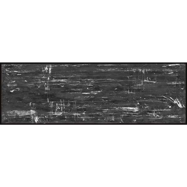 Unbranded "Stable Release" by Parvez Taj Floater Framed Canvas Abstract Art Print 15 in. x 45 in.