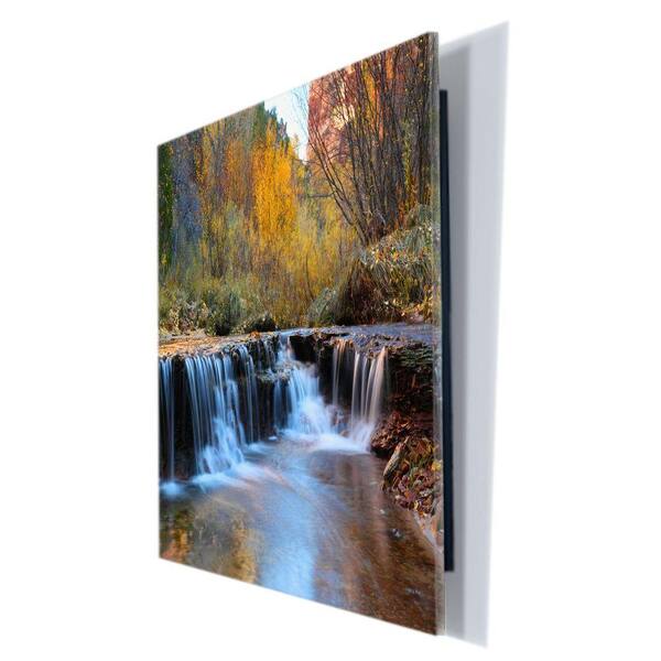 Trademark Fine Art 18 in. x 24 in. "Zion Autumn" by Pierre Leclerc Printed Acrylix Wall Art