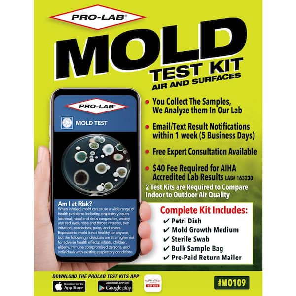 Pro Lab Mold Test Kit Mo109 - How To Test For Mold Diy