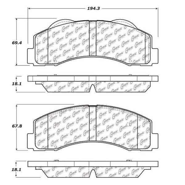 Centric Parts Disc Brake Pad Set