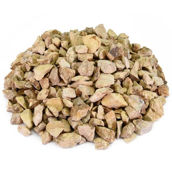 Southwest Boulder & Stone 25 cu. ft. 1 in. to 3 in. Large California Gold Bulk Landscape Rock Pebble for Gardening, Landscaping and Walkways