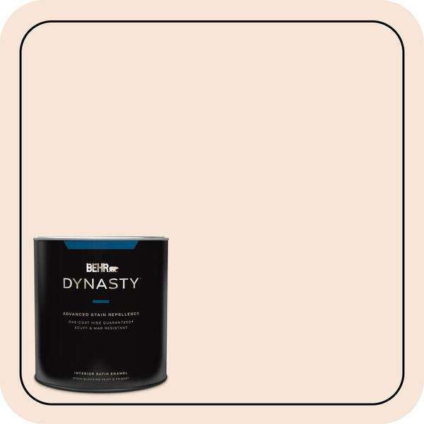 BEHR DYNASTY 1 qt. #280E-1 Heirloom Lace Satin Enamel Interior Stain-Blocking Paint and Primer