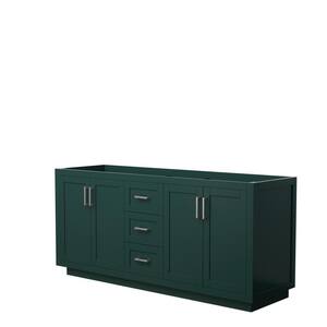 Miranda 71 in. W x 21.75 in. D x 33 in. H Double Bath Vanity Cabinet without Top in Green