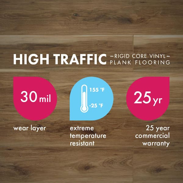 Lifeproof Sundance Canyon Hickory 30 MIL x 9 in. W x 59.8 in. L