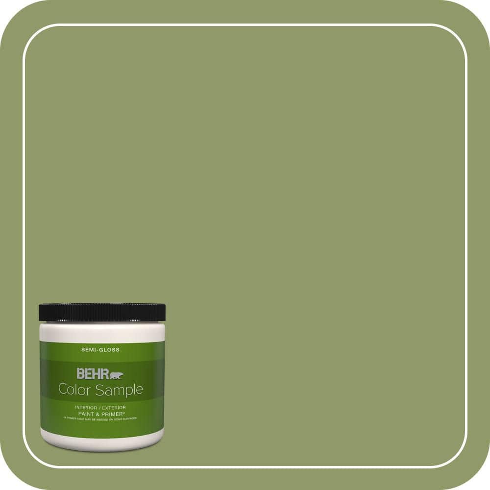 8 oz. #HDC-SP14-2 Exotic Palm Semi-Gloss Interior/Exterior Paint & Primer Color Sample price history on PriceWatchPro