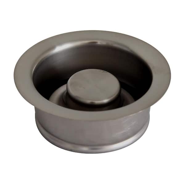 Barclay Products 3-1/2 in. Brass Kitchen Sink Disposal Flange in Brushed Nickel