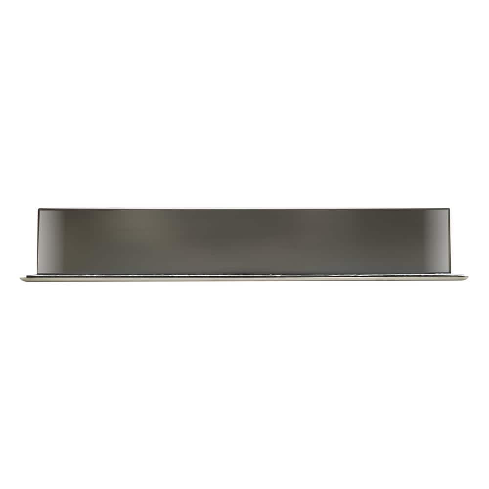 Brushed Stainless Steel Horizontal Shower Niche Shelf 24 x 12
