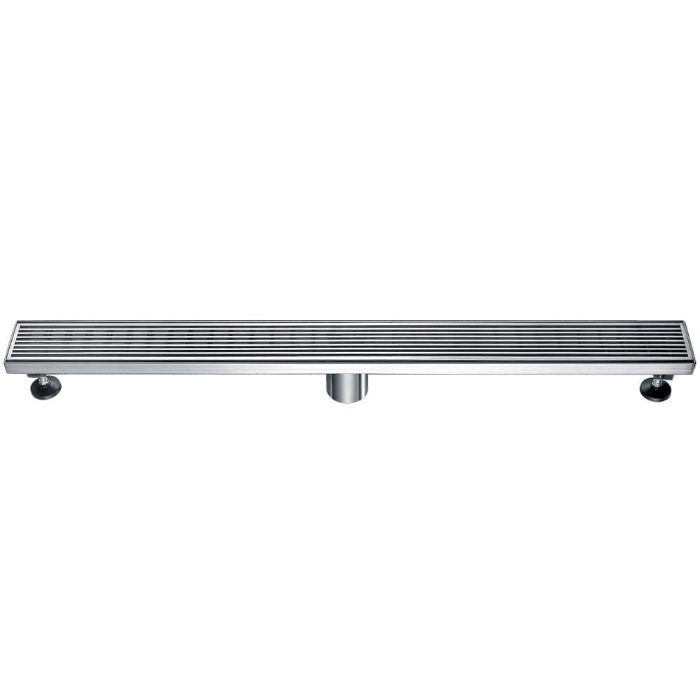 32" Brushed Stainless Steel Linear Shower Drain