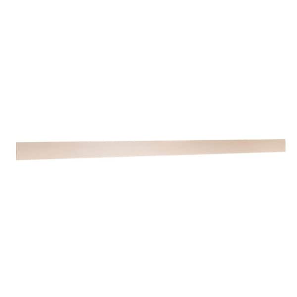 LIFEART CABINETRY Lancaster 96-in. W x 0.25-in. D x 4.5-in. H in Stone Wash Toe Kick