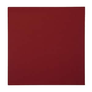 Performance+ Acoustic Panel Sound Absorbing Red Fabric Square 24 in. x 24 in.