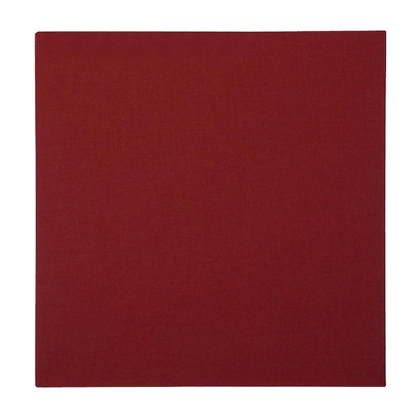 Knauf Insulation Performance+ Acoustic Panel Sound Absorbing Red Fabric Square 24 in. x 24 in.