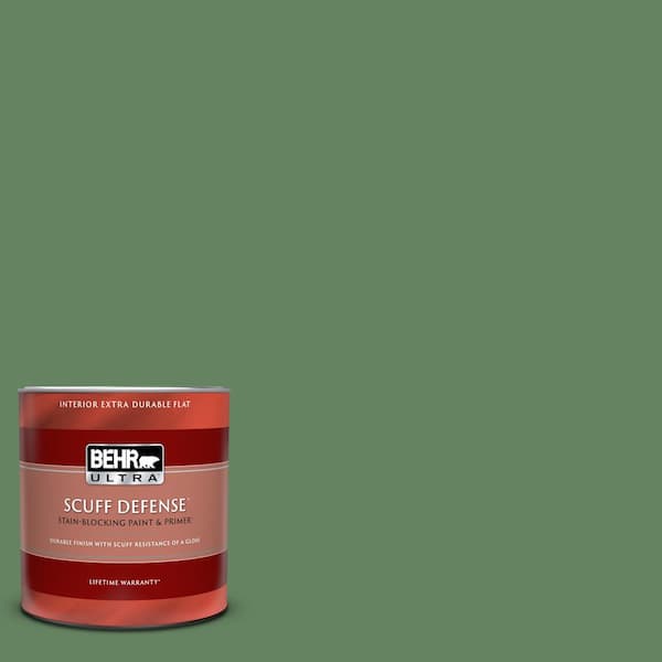 BEHR ULTRA 1 qt. #S400-6 Tuscan Herbs Extra Durable Flat Interior Paint & Primer