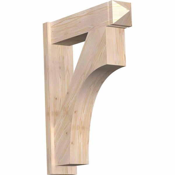 Ekena Millwork 8 in. x 38 in. x 30 in. Westlake Arts and Crafts Smooth Douglas Fir Outlooker