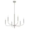 Alsy Lighting Brushed Nickel 6 Light Candelabra cheapest Chandelier