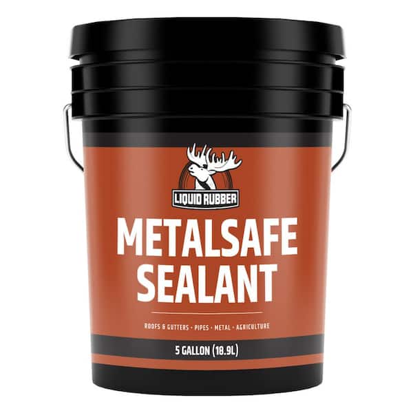 Liquid Rubber MetalSafe Sealant, 640 oz. 1 Gal. Black