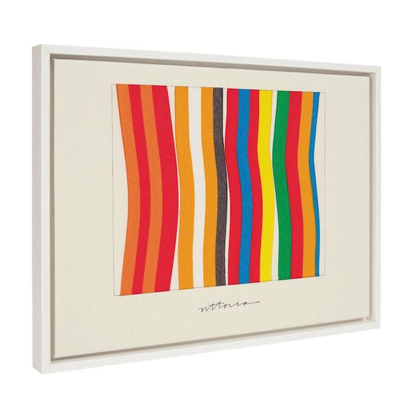 Kate and Laurel Sylvie "Im Parallel to Myself" by Amber Vittoria Framed Art Print 18 in. x 24 in.