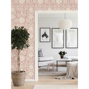 Pink Anya Vinyl Peel and Stick Removable Wallpaper