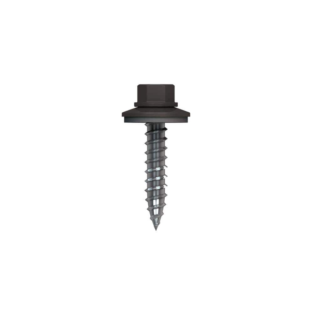 "#10 1 in. External Hex Drive Flange Hex Head Steel Wood Screws in Antique Bronze (250-Piece per Bag)" price history on PriceWatchPro