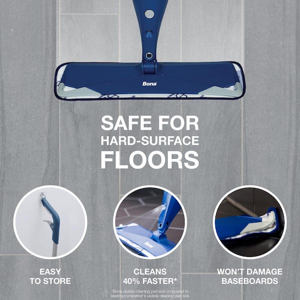 Hard-Surface Floor Premium Microfiber Spray Mop