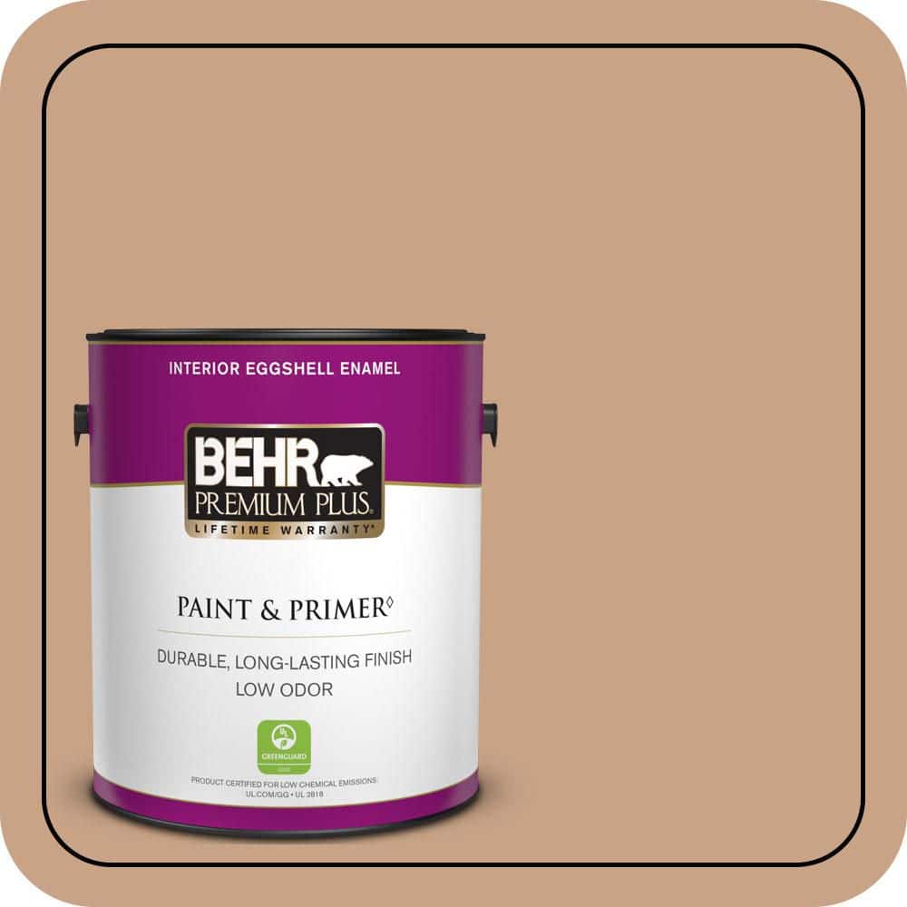 1 gal. #S230-4 Granola Eggshell Enamel Low Odor Interior Paint & Primer price history on PriceWatchPro