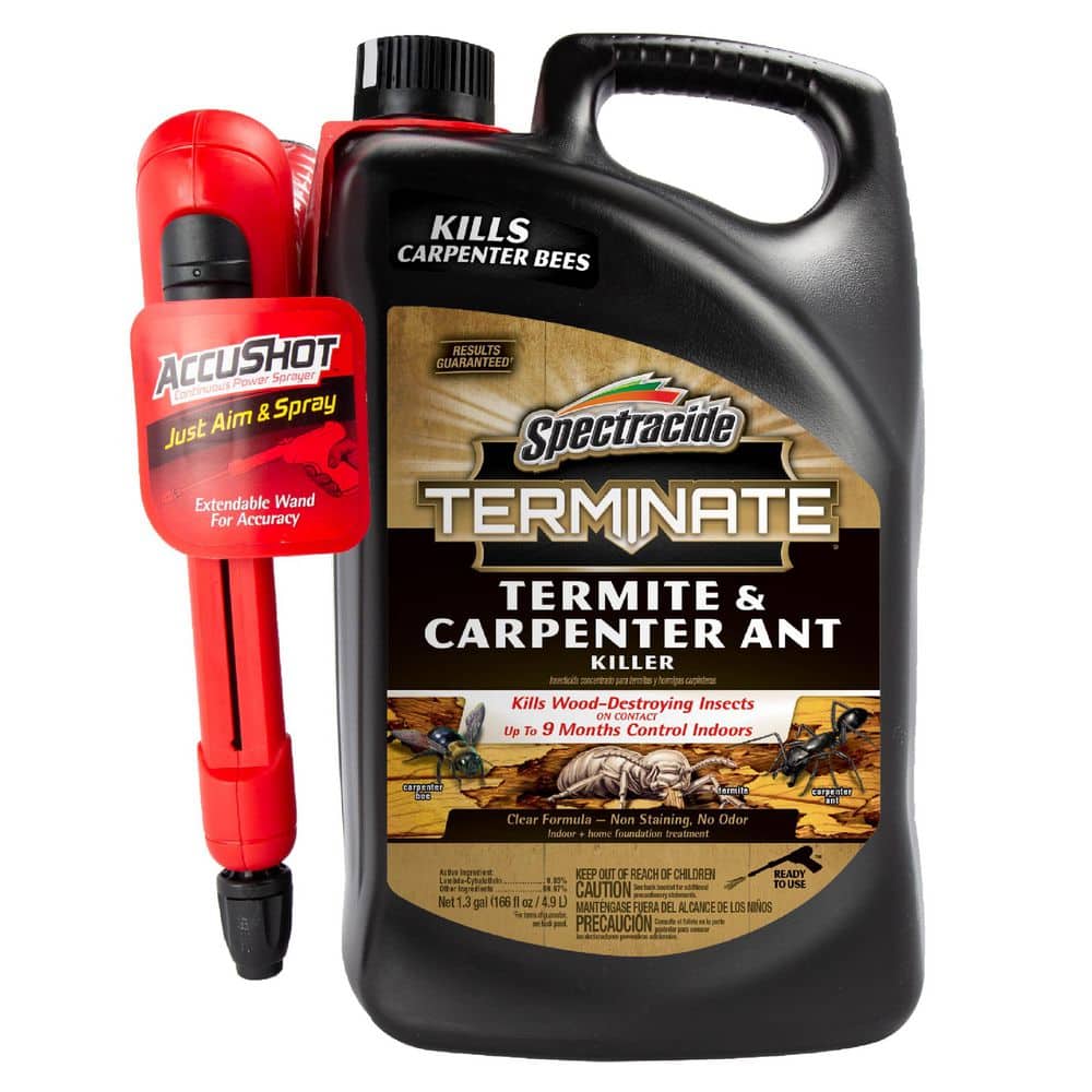 Spectracide Terminate 1.3 Gal. AccuShot Ready-to-Use Termite and Carpenter Ant Killer Spray