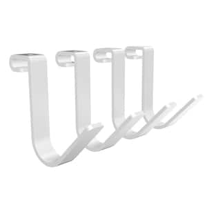 Accessory Hook for Overhead Ceiling Mount Garage Storage Rack in White