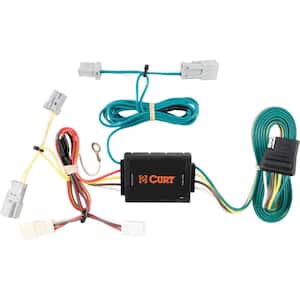Custom Vehicle-Trailer Wiring Harness, 4-Way Flat Output, Select Honda Civic Coupe, Quick Electrical Wire T-Connector