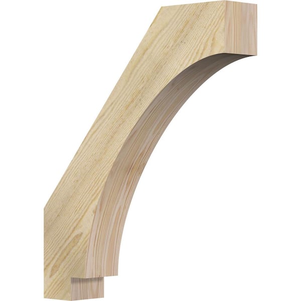 Ekena Millwork 4"W x 20"D x 24"H Imperial Rough Sawn Knee Brace, Douglas Fir
