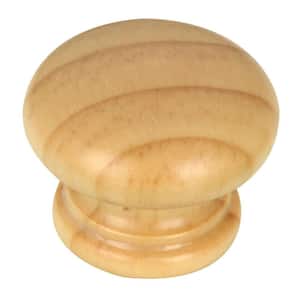 Bourgogne Collection 1-1/2 in. (38 mm) Finished Pine Eclectic Cabinet Knob