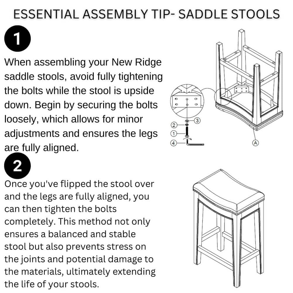25" Saddle Style Wood Counter Stool in Cobble Gray with Nailhead Accents