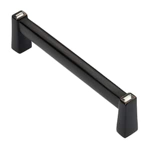 Long Island 3-3/4 in. (96mm) Center-to-Center Oil Rubbed Bronze with Clear Crystal Cabinet Bar Pull