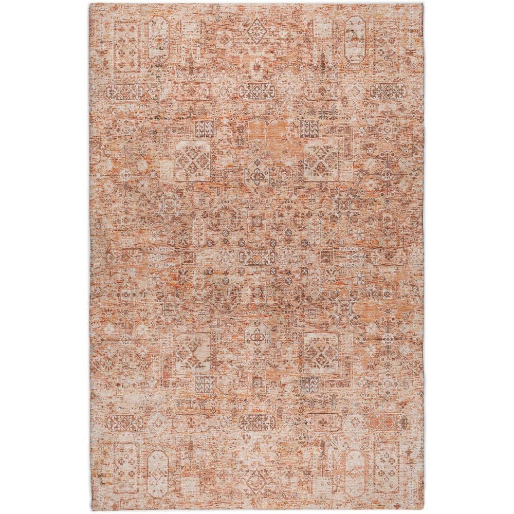 Dream Shag Premium Machine Washable Abstract ADS611 Salmon 8 ft. x 10 ft. Area Rug price history on PriceWatchPro