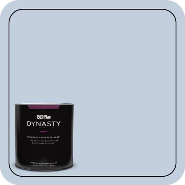 BEHR DYNASTY 1 qt. #580E-2 Saltwater Eggshell Enamel Interior Stain-Blocking Paint & Primer