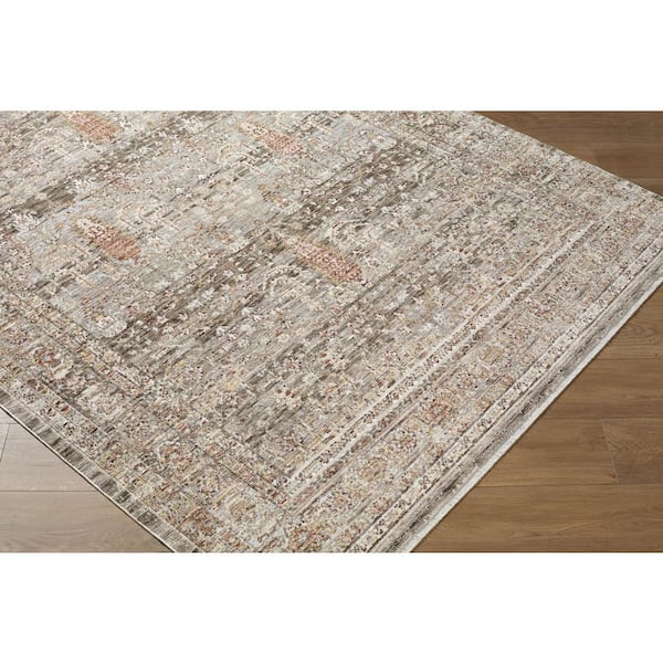 Mansfield MFD-2301 5 ft. x 7 ft. Brown Machine Woven Area Rug