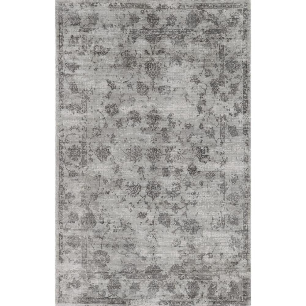 Astrid Gray 5 ft. x 7 ft. Medallion Vintage Hand-Loomed Area Rug price history on PriceWatchPro