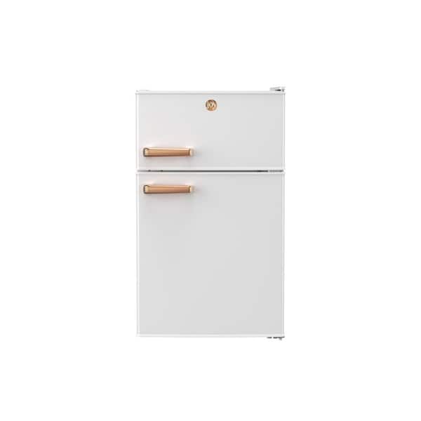 JOY KITCHEN 3.1 cu. ft. Mini Refrigerator with Freezer in White