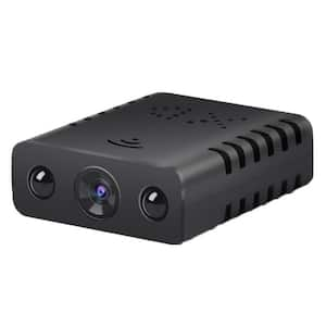 Indoor Hidden Camera Car Mini Wireless WiFi Plug-in Camera Security Camera HD 1080P Remote Viewing Night Vision, Black