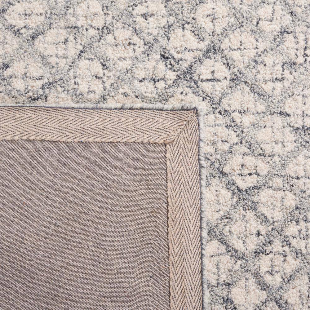 Gray Abstract Handmade Wool Tufted Area Rug