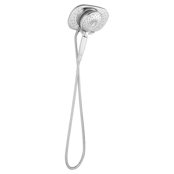 Spectra+ 4-spray 9.5 in. Dual Shower Head and Handheld Shower Head in Polished Chrome