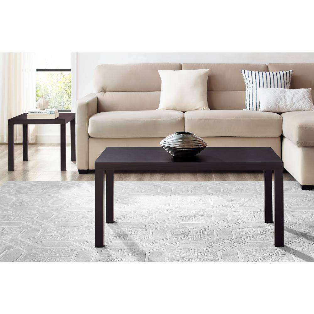 DHP Jane 39 in. Espresso Medium Rectangle Wood Coffee Table DE24815