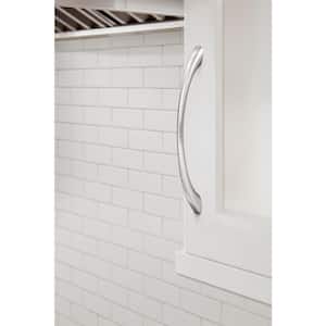 Vaile 6-5/16 in. (160mm) Modern Polished Chrome Arch Cabinet Pull