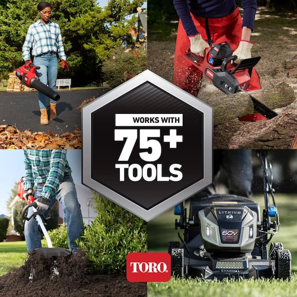 Toro 21466T Recycler 22 in. SmartStow 60-Volt Max Lithium-Ion Cordless Battery Walk Behind Push Lawn Mower (Tool-Only) - 2
