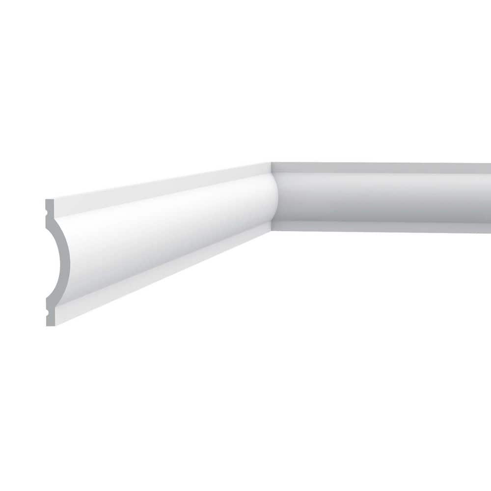 Primed White Polyurethane Crown Panel Moulding Set