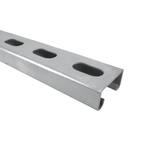 10 ft. 14-Gauge Silver Electro-Galvanized Strut Channel