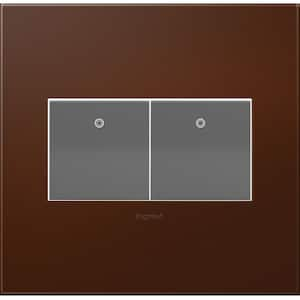 adorne 2 Gang Decorator/Rocker Wall Plate, Russet (1-Pack)