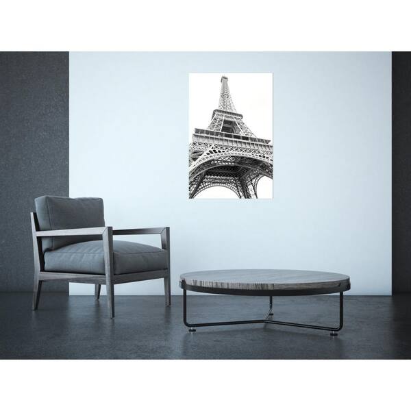 Amanti Art 30 in. x 20 in. "Eiffel up Close" by Laura Marshall Printed Canvas Wall Art