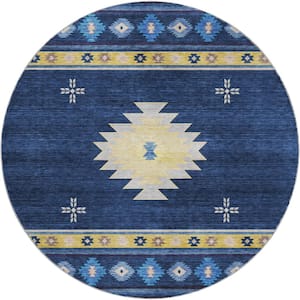 Addison Rugs Dream Shag Premium Machine Washable Abstract ADS179 Blue 3 ...