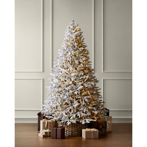 7.5 ft Kenwood Fraser Fir Flocked LED Pre-Lit Tree